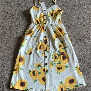 Sun flower dress